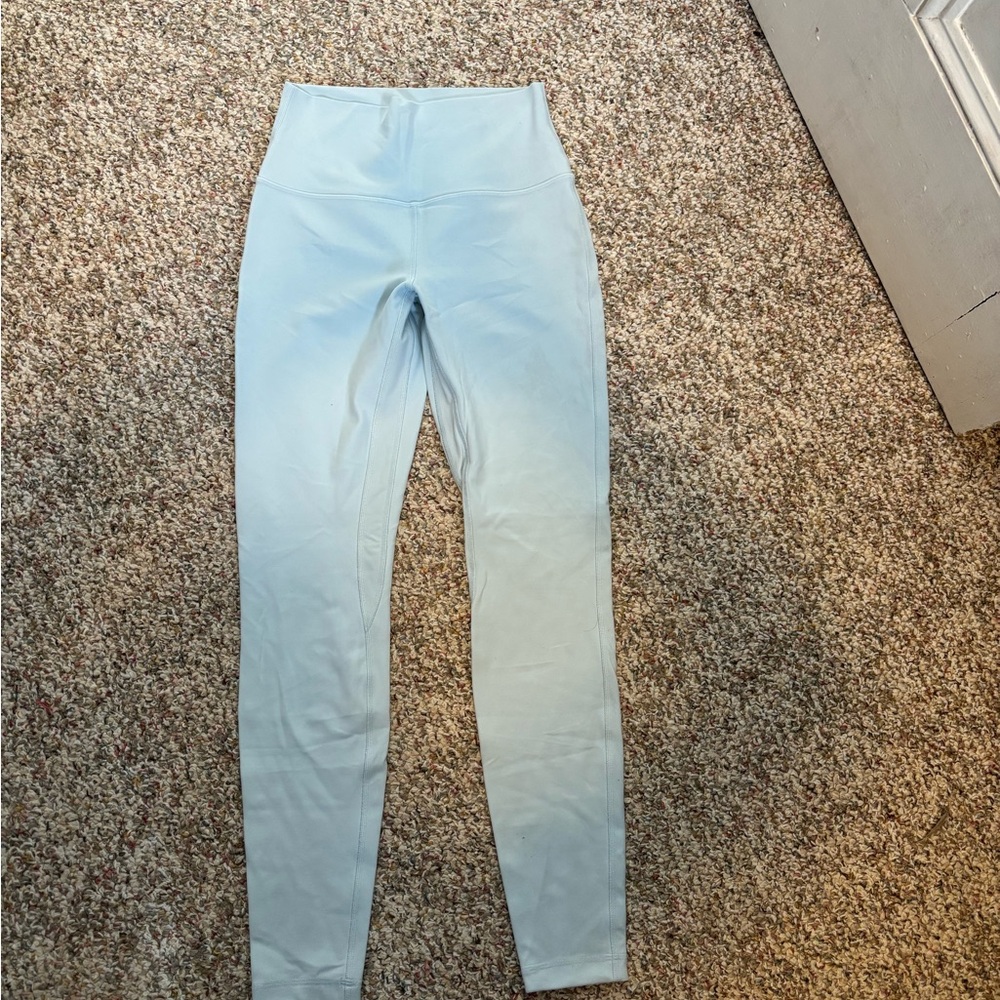 lululemon athletica High-Waist Pastel Blue Jeggings